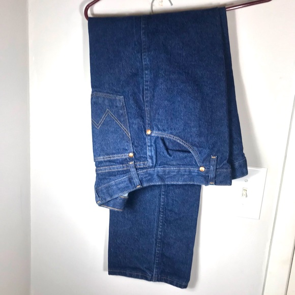 Wrangler 13mwzpw cowboy cut original fit jeans size 36x30 Preowned - Picture 2 of 3